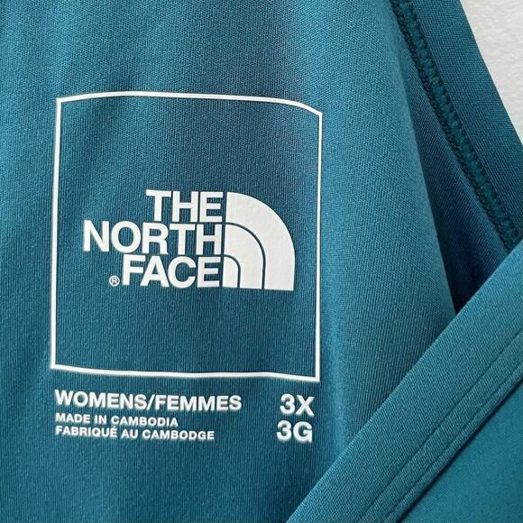 The North Face Arque Hike Dress Plus Size 3X Shady Blue Athleisure Tennis Prep - Picture 4 of 9